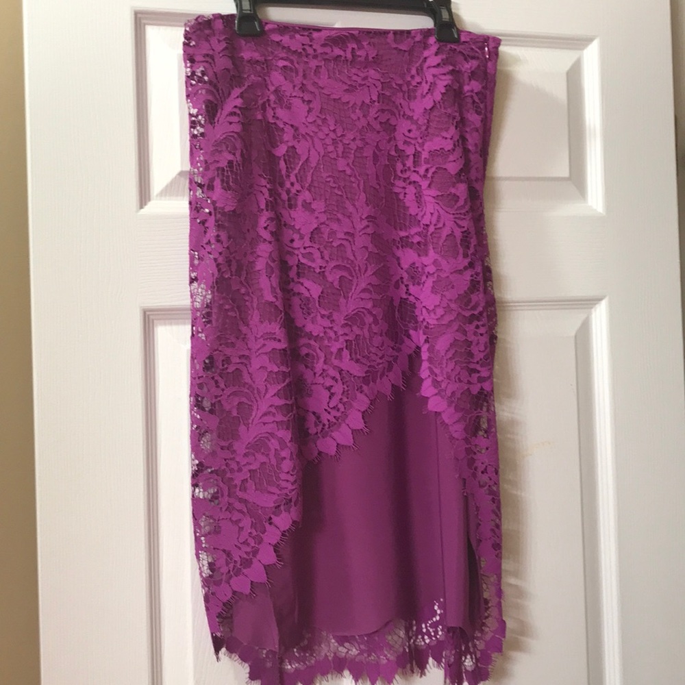 For love and lemons like new purple lace skirt szM